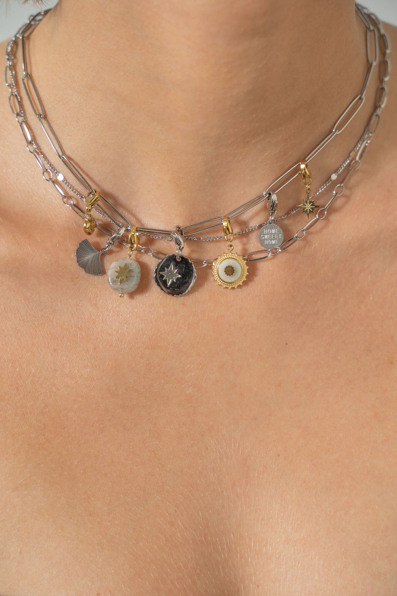 Collier Locker Loanne argenté Locker Bohm Paris