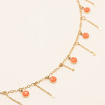 Collier Lupin Collier Bohm Paris Orange electric 