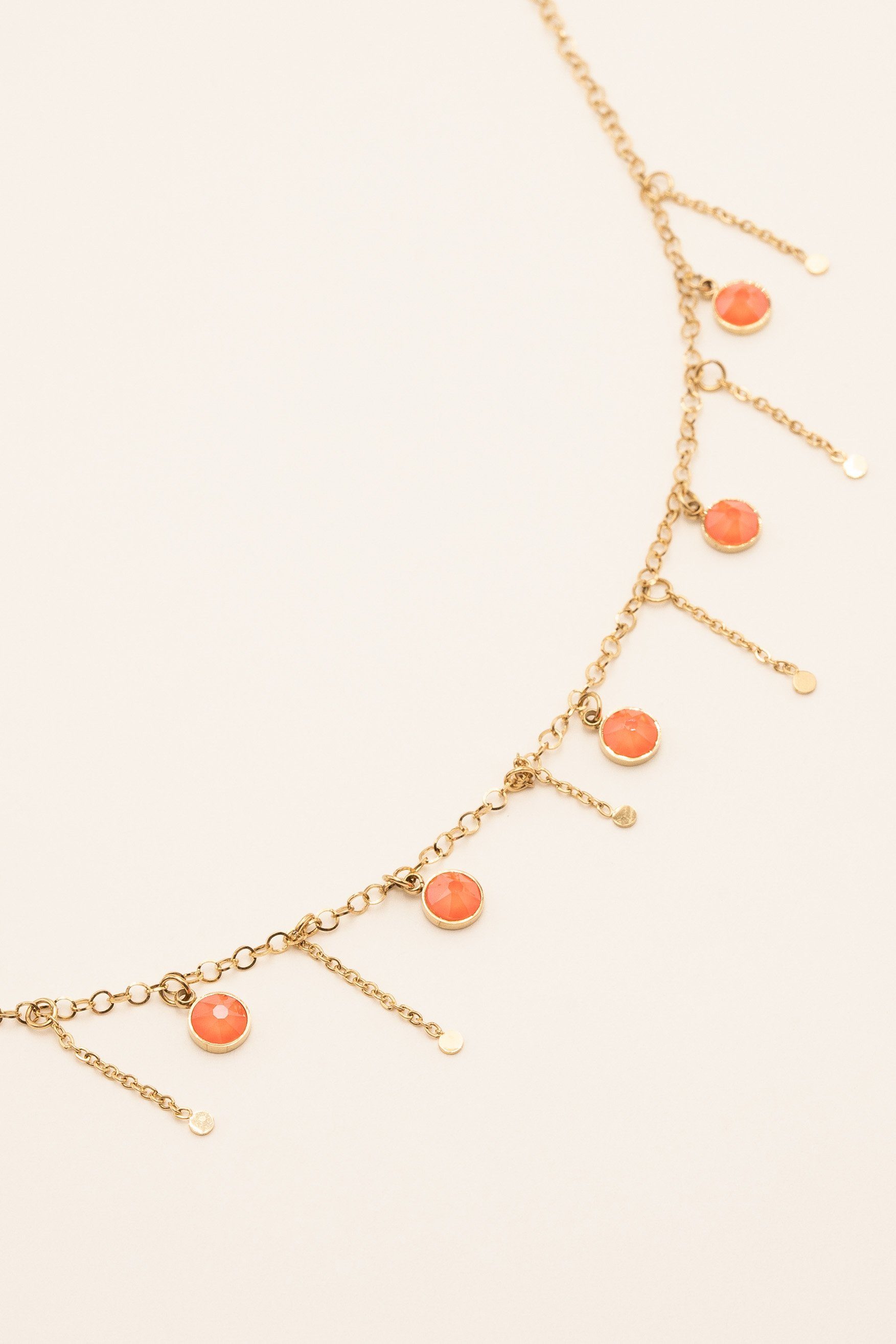 Collier Lupin Collier Bohm Paris Orange electric 