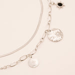 Collier Mélany argenté Collier Bohm Paris Noir