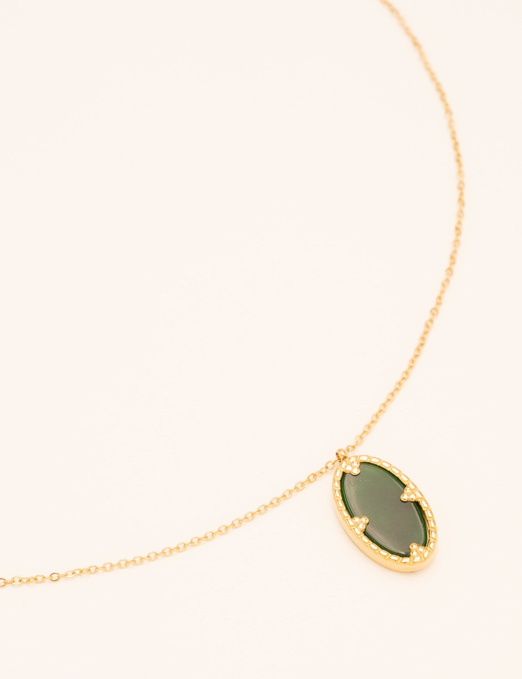 Collier Méli Colliers Bohm Paris Agathe Verte Teintée 