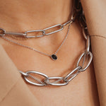 Collier Pénéllie argenté Collier Bohm Paris