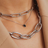 Collier Pénéllie argenté Collier Bohm Paris
