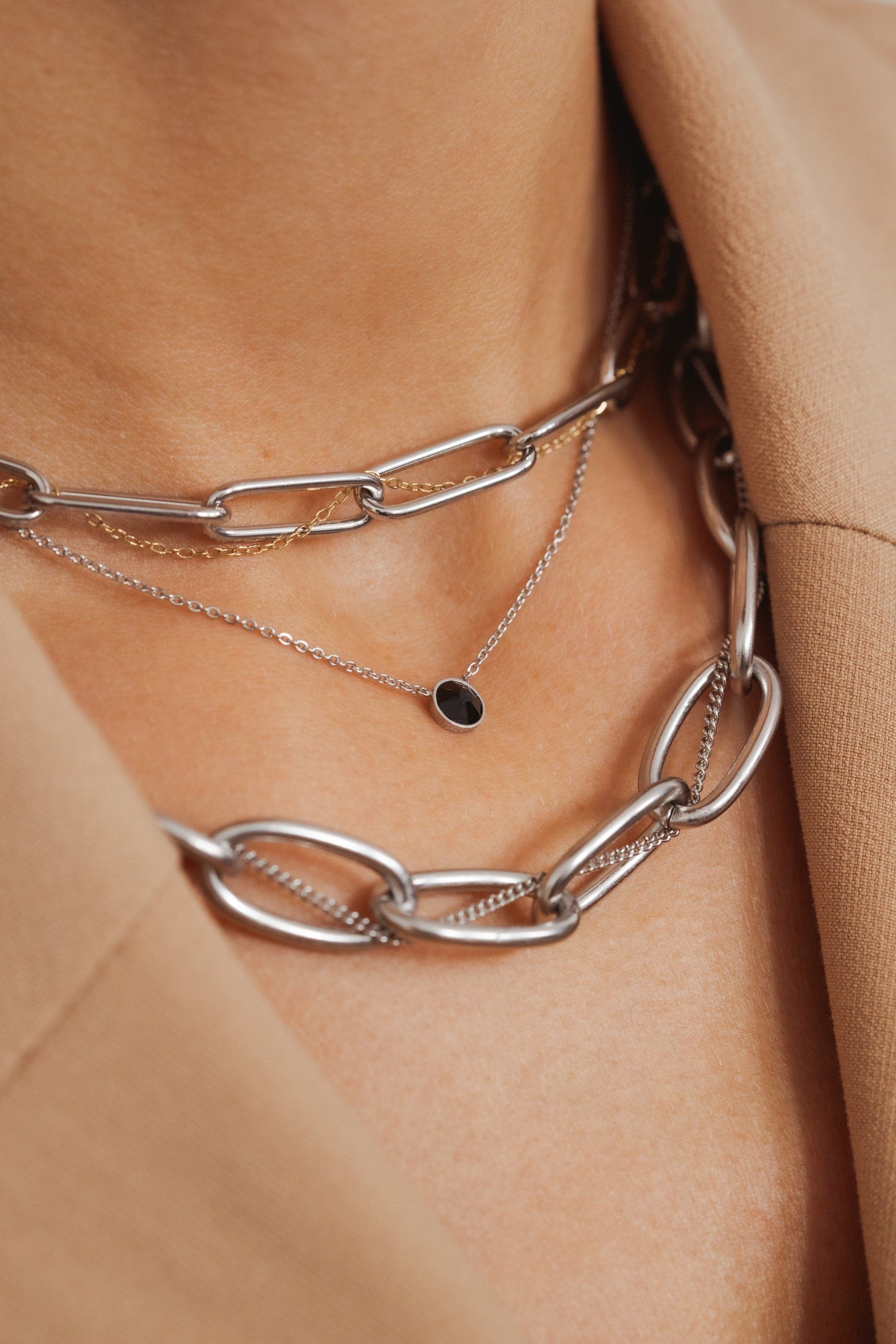 Collier Pénéllie argenté Collier Bohm Paris