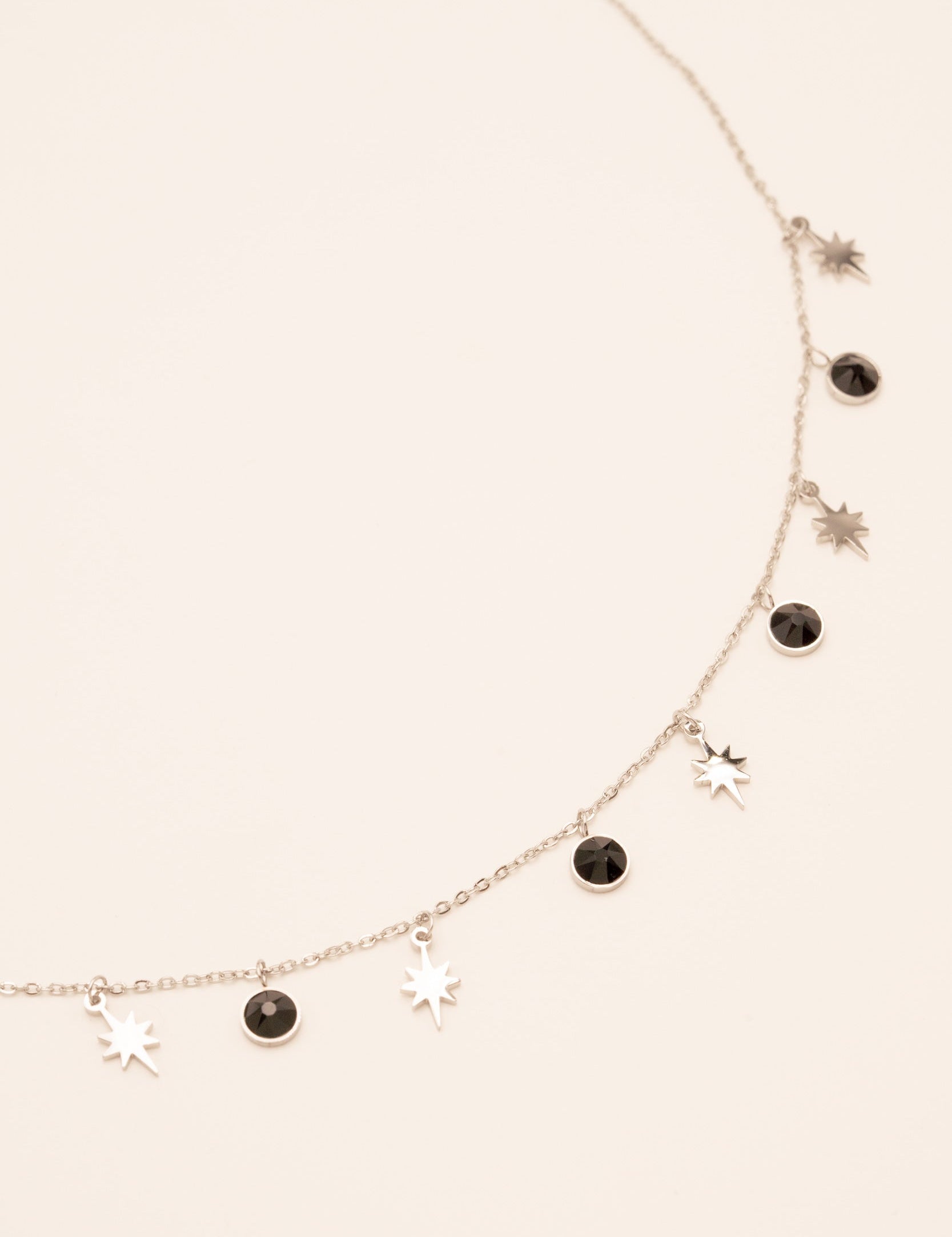 Collier Salvador Argentée Colliers Bohm Paris noir 
