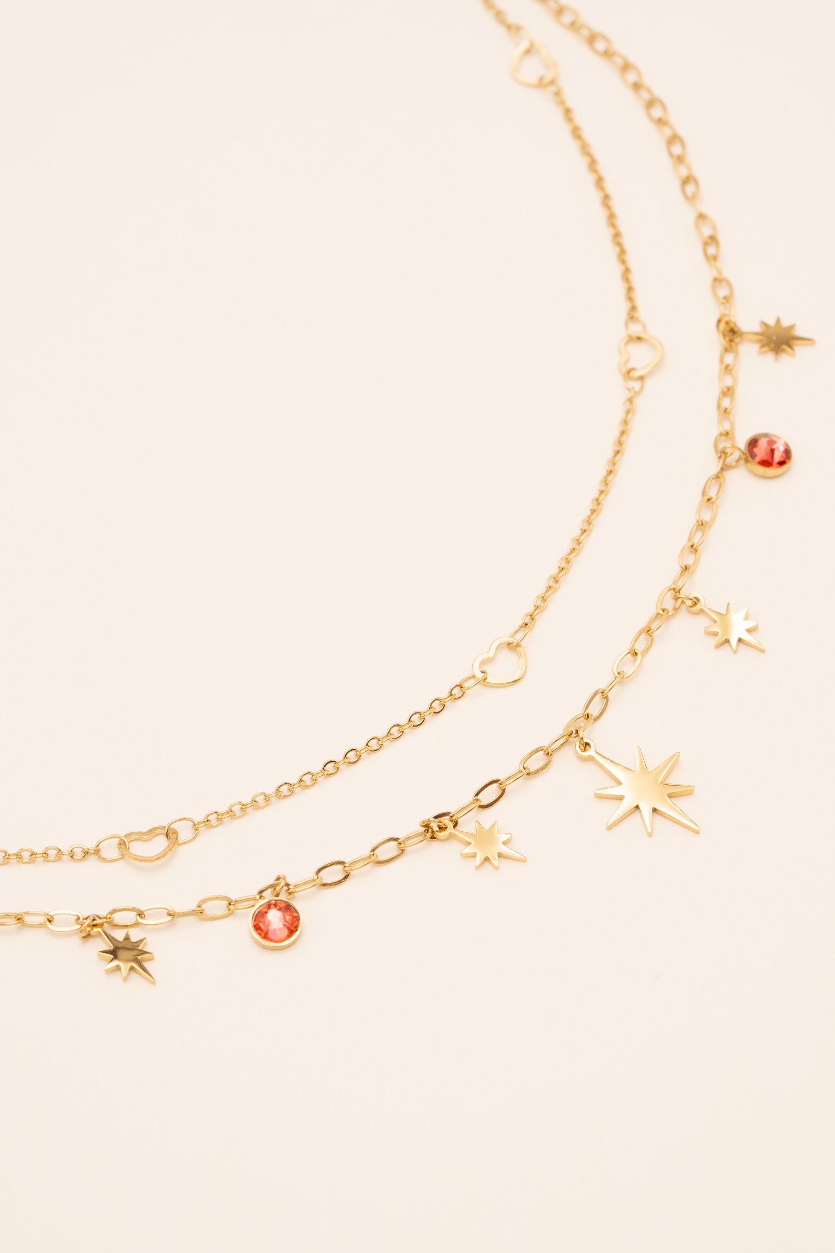 Collier Salvador Multirang Collier Bohm Paris Fraise 