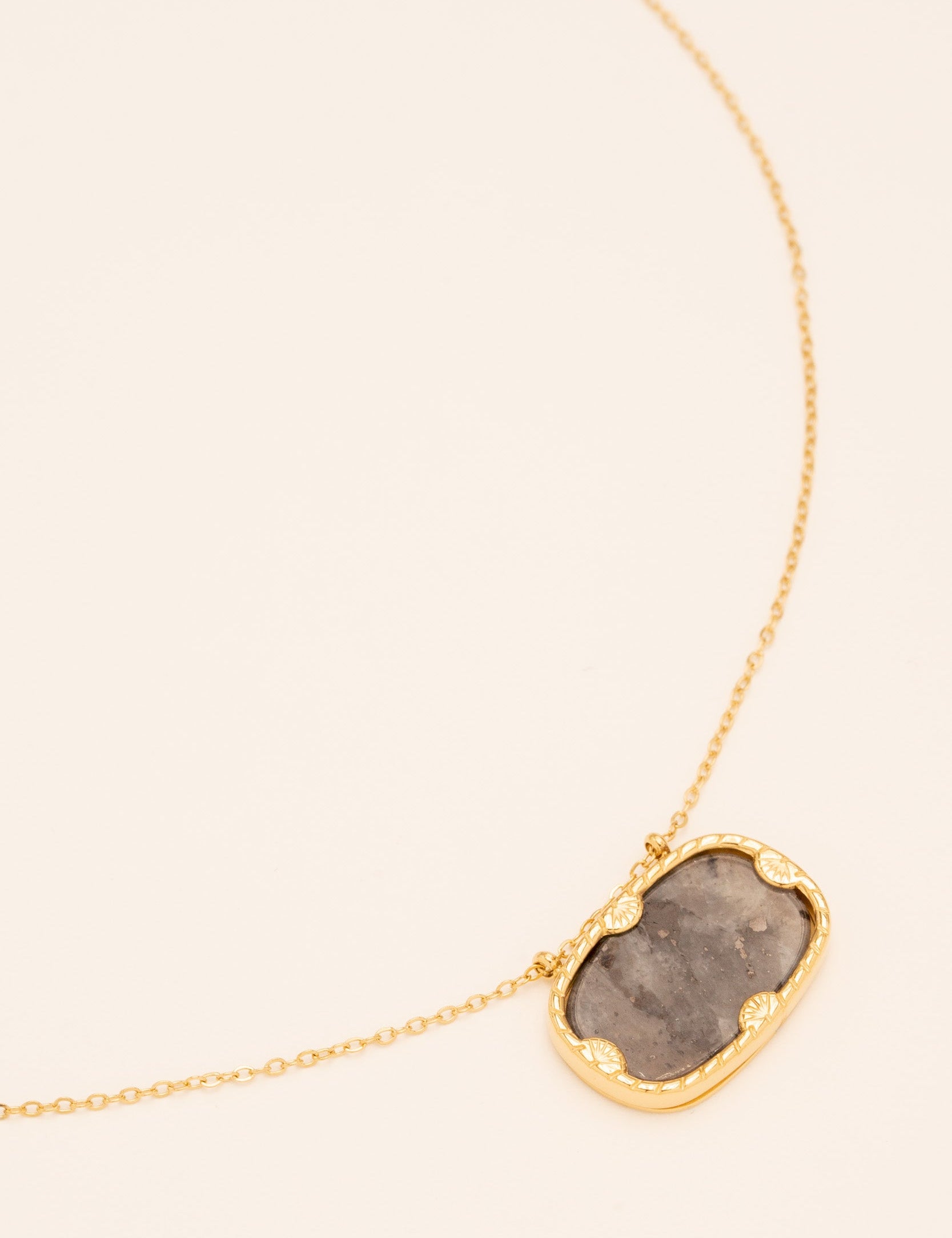 Collier Zelda Colliers Bohm Paris Labradorite 