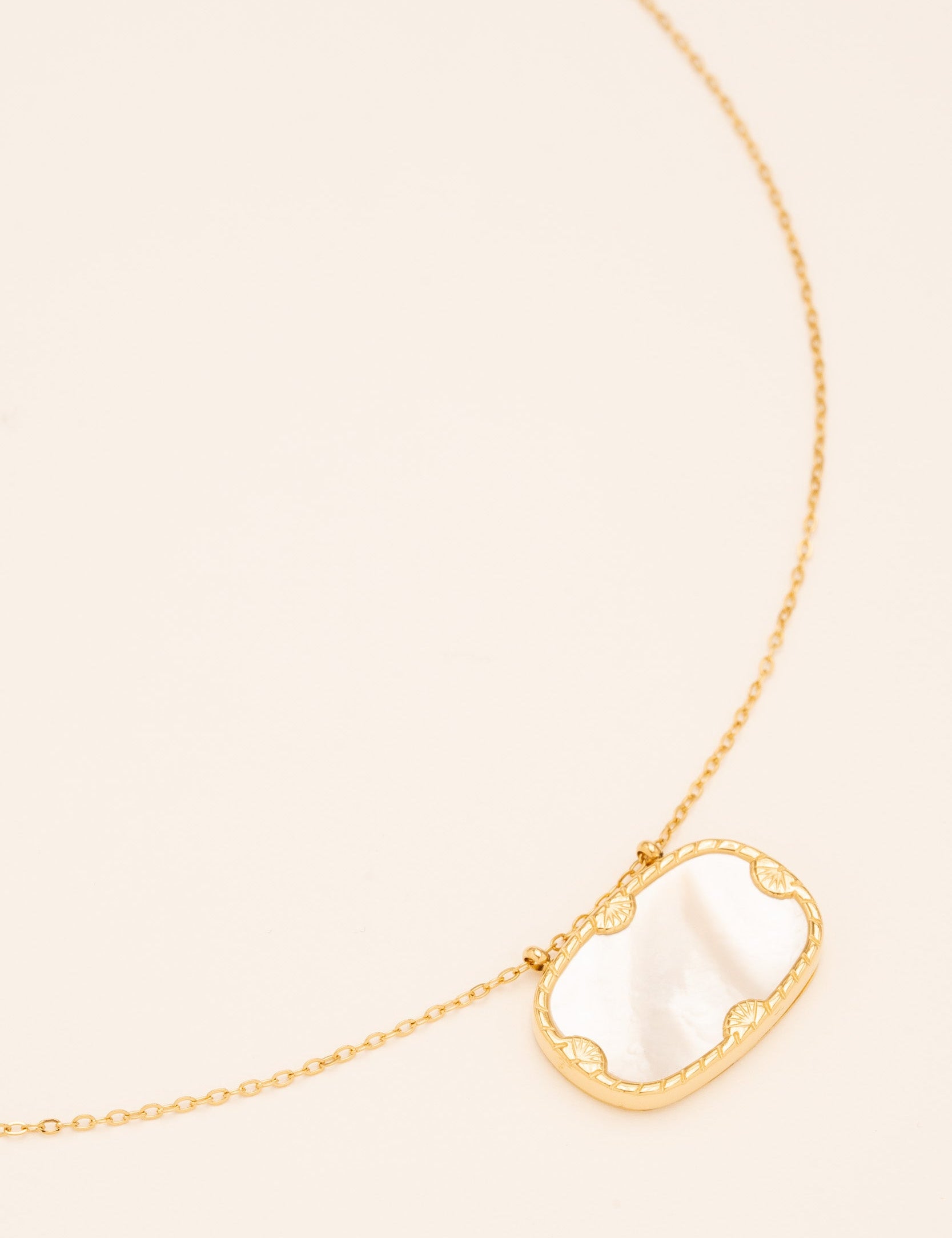 Collier Zelda Colliers Bohm Paris Nacre Blanche 