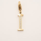 Lockie Hova (choisissez votre lettre) Lockie Bohm Paris Zircon Blanc I