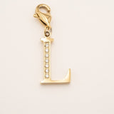 Lockie Hova (choisissez votre lettre) Lockie Bohm Paris Zircon Blanc L