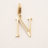 Lockie Hova (choisissez votre lettre) Lockie Bohm Paris Zircon Blanc N