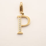 Lockie Hova (choisissez votre lettre) Lockie Bohm Paris Zircon Blanc P