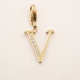 Lockie Hova (choisissez votre lettre) Lockie Bohm Paris Zircon Blanc V