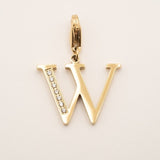 Lockie Hova (choisissez votre lettre) Lockie Bohm Paris Zircon Blanc W
