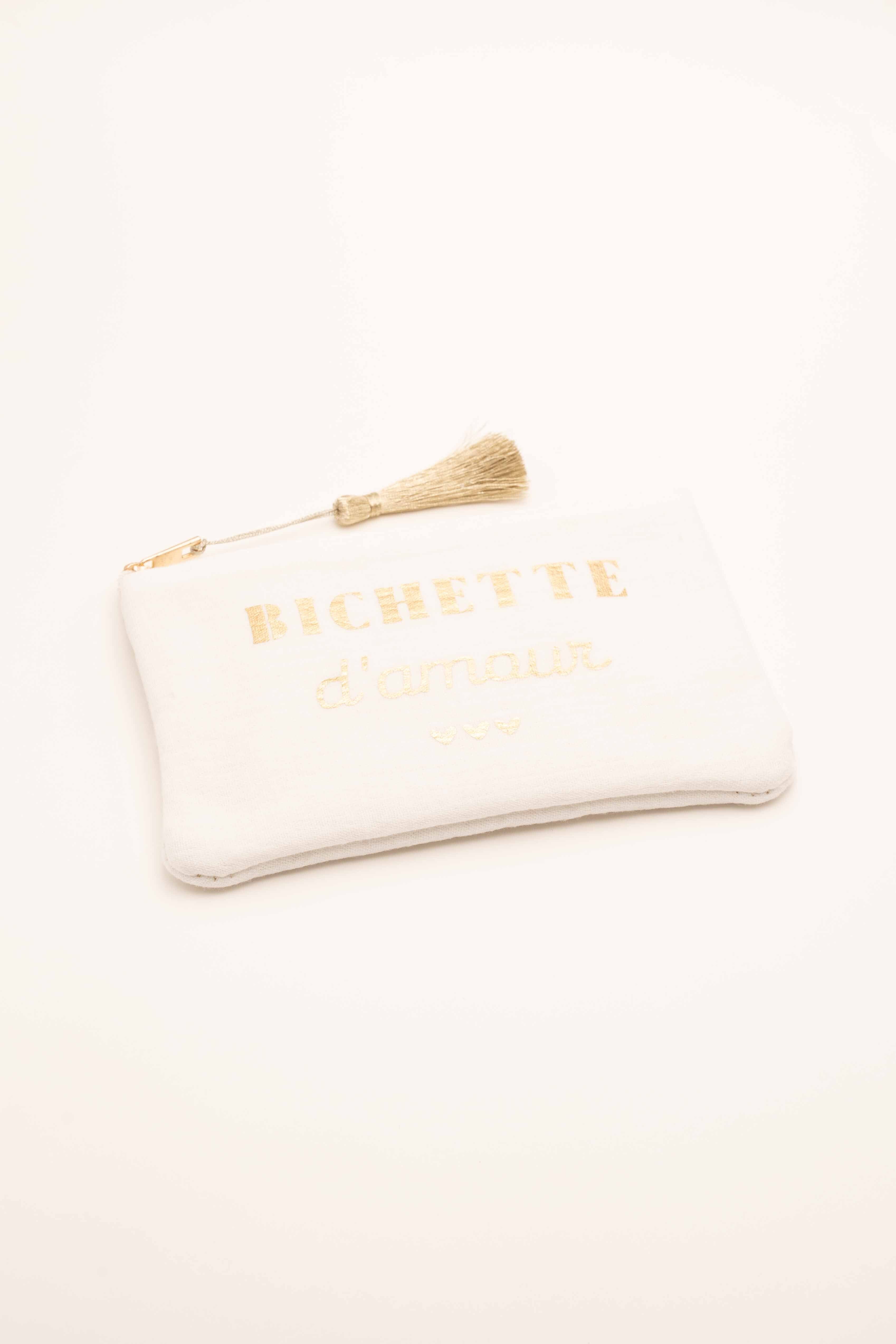 Pochette Bohm Paris - Bichette d'amour Pochette Bohm Paris Blanc textile 
